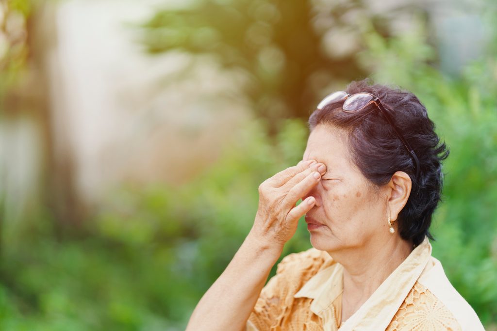 5 Types of Nerve Pain - Woman Rubbing Eyes