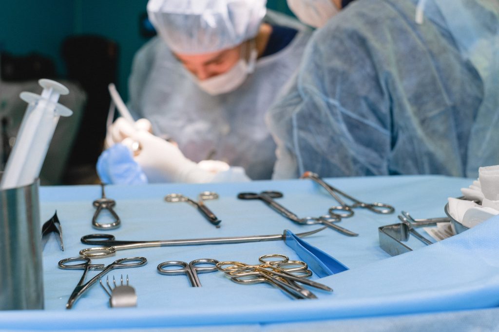 during surgery