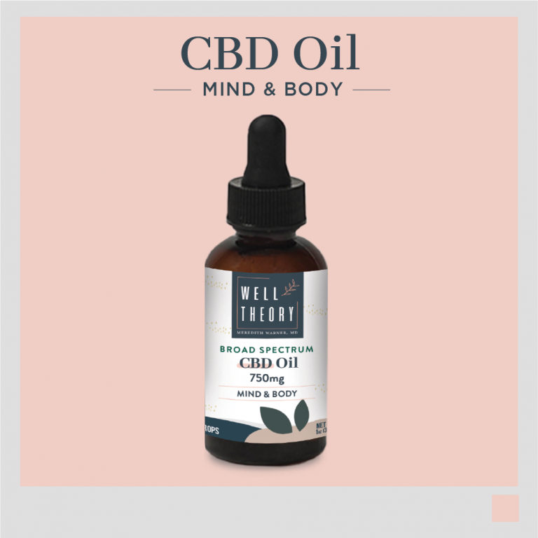CBD VS THC For Stress: CBD Oil Tincture by The Well Theory