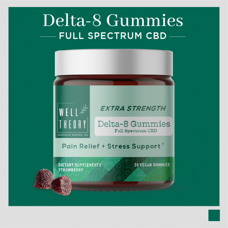 CBD VS THC For Stress: Delta-8 Sleep Gummy by The Well Theory
