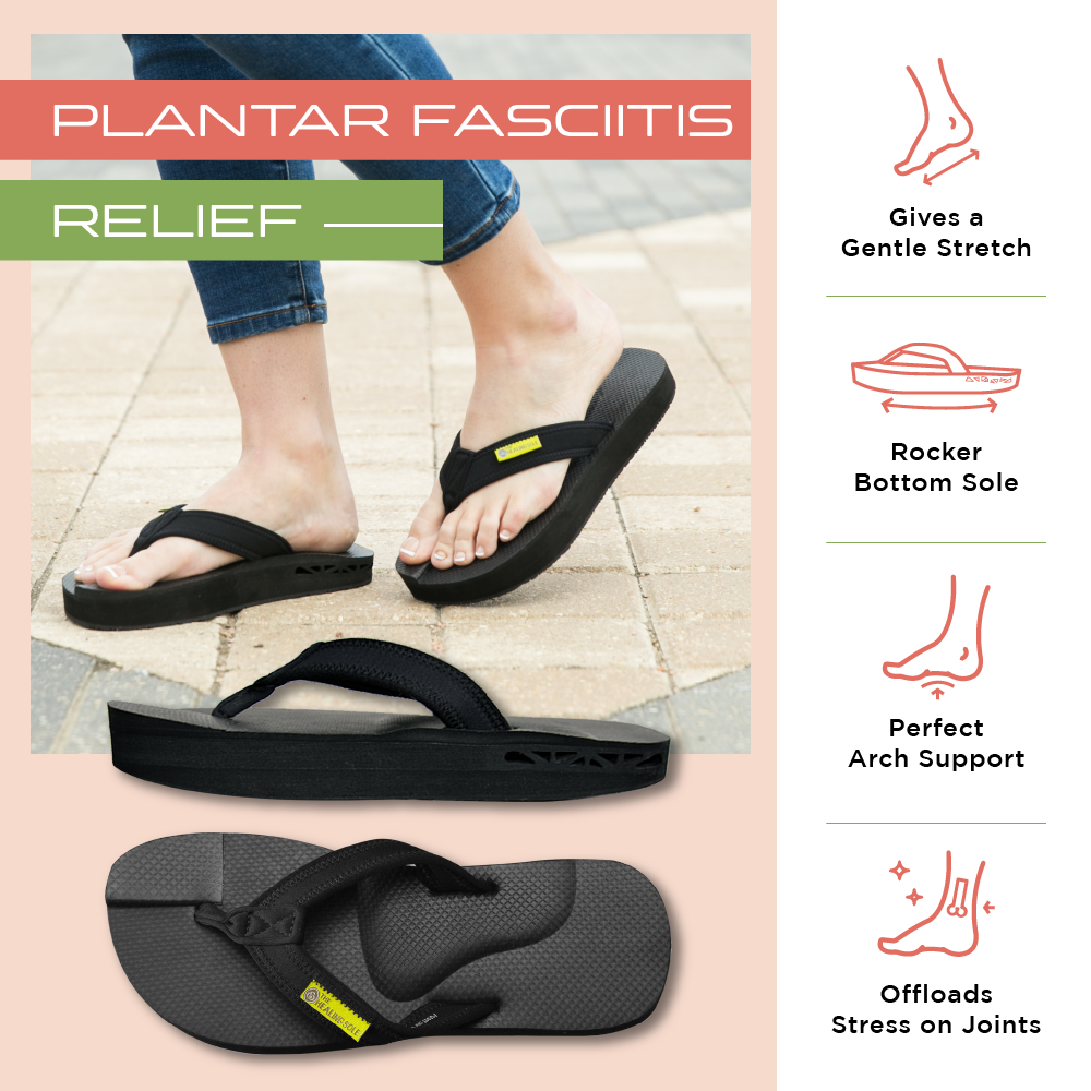 Heel Pain 101 - The Healing Sole Flip Flops for Plantar Fasciitis