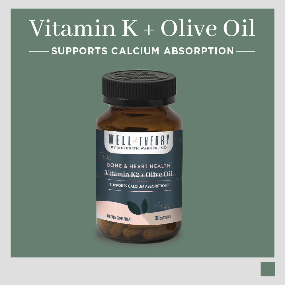 Dr. Warner's Favorite Supplements For Muscle Recovery - Vitamin K2 + Olive Oil by The Well Theory
